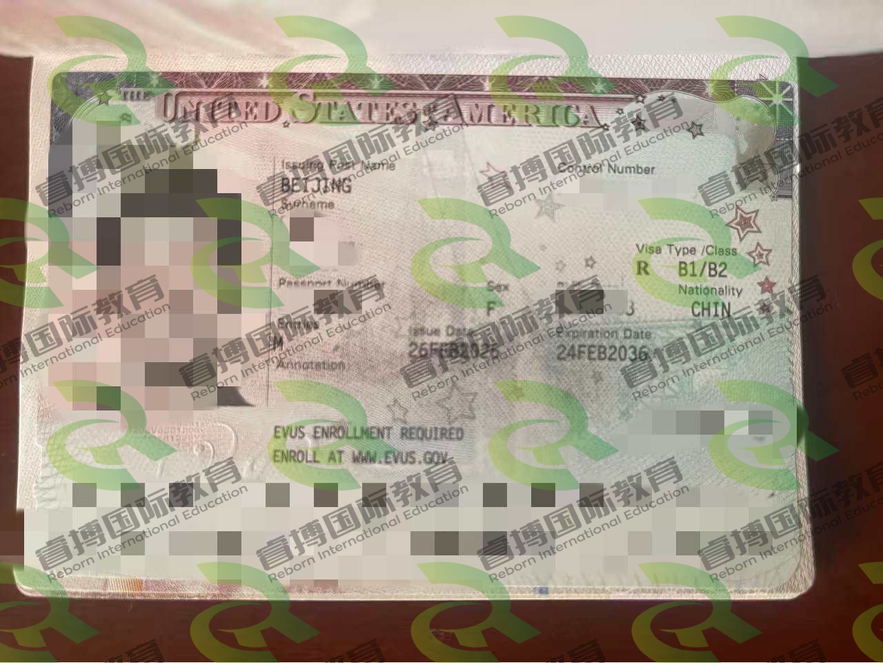 参军经历申请美国B2签证获得10年签！